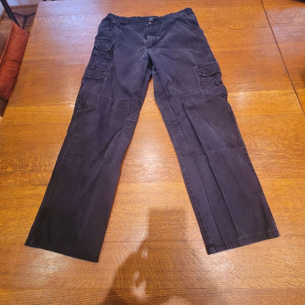 511 Tactical Men’s Solid Black Cotton Tactical Cargo Pants Regular 34x32 74251